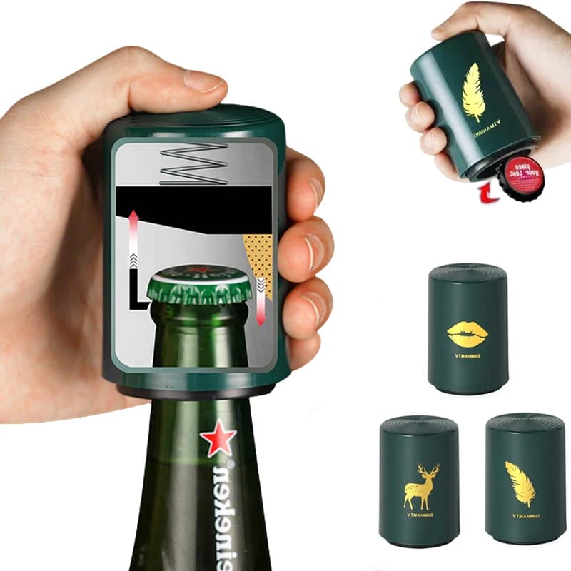 Kreatywny Magnetyczny Otwieracz do butelek z Automatycznym Zamykaniem 🍺